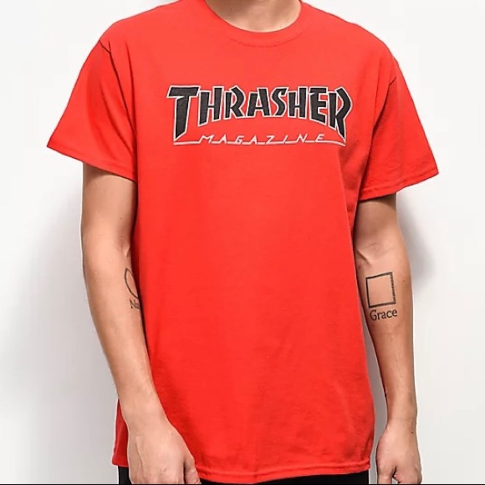 Thrasher Mag Red T-Shirt